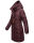 Marikoo Yuikoo lange Damen Winterjacke B941 Weinrot-Größe M - Gr. 38