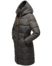 Marikoo Yuikoo lange Damen Winterjacke B941 Anthrazit-Größe S - Gr. 36