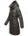Marikoo Yuikoo lange Damen Winterjacke B941 Anthrazit-Größe S - Gr. 36
