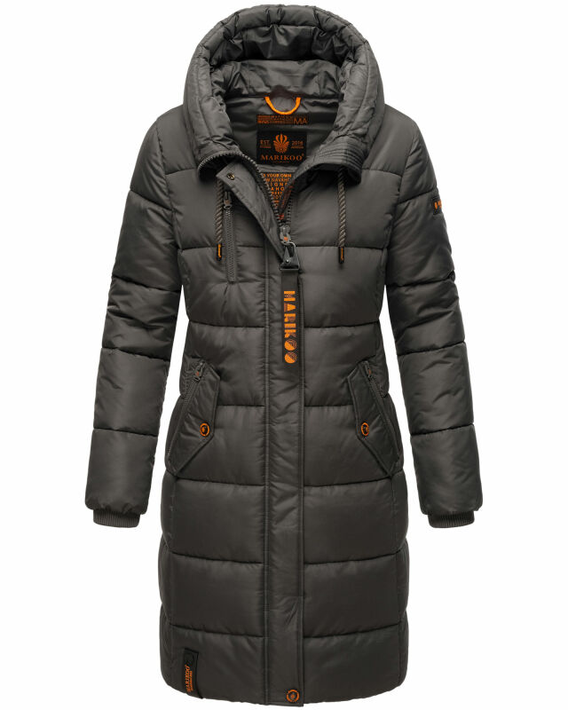 Marikoo Yuikoo Damen Winterjacke B941 Anthrazit Größe M - Gr. 38