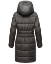 Marikoo Yuikoo lange Damen Winterjacke B941 Anthrazit-Größe L - Gr. 40