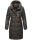 Marikoo Yuikoo lange Damen Winterjacke B941 Anthrazit-Größe L - Gr. 40