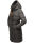 Marikoo Yuikoo lange Damen Winterjacke B941 Anthrazit-Größe L - Gr. 40
