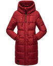 Marikoo Yuikoo lange Damen Winterjacke B941 Blood Red-Größe S - Gr. 36