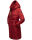 Marikoo Yuikoo lange Damen Winterjacke B941 Blood Red-Größe S - Gr. 36
