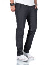 Alessandro Salvarini Herren Chino Stoffhose O-370 - Anthrazit-W30-L34