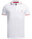 Alessandro Salvarini Herren Polo Shirts O-316 - Weiss