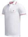 Alessandro Salvarini Herren Polo Shirts O-316 - Weiss