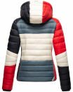 Navahoo Lulana Multikulti Damen Steppjacke color blocking B881 Multicolour - French Größe M - Gr. 38