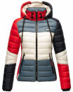 Navahoo Lulana Multikulti Damen Steppjacke color blocking B881 Multicolour - French Größe XL - Gr. 42
