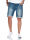 A. Salvarini Herren Jeans Shorts kurze Hose Blau O-365 W32