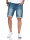 A. Salvarini Herren Jeans Shorts kurze Hose Blau O-365 W33