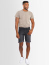 A. Salvarini Herren Jeans Shorts kurze Hose Dunkelgrau O368