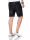 A. Salvarini Herren Jeans Shorts kurze Hose Schwarz O369