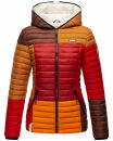 Navahoo Multikulti leichte Colour Blocking Damen Steppjacke B841 Autumn Größe XS - Gr. 34