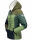 Navahoo Multikulti leichte Colour Blocking Damen Steppjacke B841 Forest Größe M - Gr. 38
