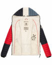 Navahoo Multikulti leichte Colour Blocking Damen Steppjacke B841 French Größe L - Gr. 40