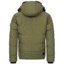 Alessandro Salvarini Herren Winterjacke mit Fellkragen O-281-Olive-Gr.M
