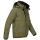 Alessandro Salvarini Herren Winterjacke mit Fellkragen O-281-Olive-Gr.M