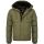 Alessandro Salvarini Herren Winterjacke mit Fellkragen O-281-Olive-Gr.XL