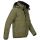 Alessandro Salvarini Herren Winterjacke mit Fellkragen O-281-Olive-Gr.XL