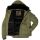 Alessandro Salvarini Herren Winterjacke mit Fellkragen O-281-Olive-Gr.XL