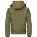 Alessandro Salvarini Herren Winterjacke mit Fellkragen O-281-Olive-Gr.3XL