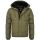 Alessandro Salvarini Herren Winterjacke mit Fellkragen O-281-Olive-Gr.3XL