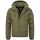 Alessandro Salvarini Herren Winterjacke mit Fellkragen O-281-Olive-Gr.3XL