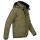 Alessandro Salvarini Herren Winterjacke mit Fellkragen O-281-Olive-Gr.3XL