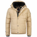 Alessandro Salvarini Herren Winterjacke mit Fellkragen...