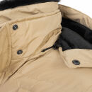 Alessandro Salvarini Herren Winterjacke mit Fellkragen O-281-Beige-Gr.S