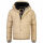 Alessandro Salvarini Herren Winterjacke mit Fellkragen O-281-Beige-Gr.L