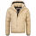 Alessandro Salvarini Herren Winterjacke mit Fellkragen O-281-Beige-Gr.L