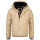 Alessandro Salvarini Herren Winterjacke mit Fellkragen O-281-Beige-Gr.3XL