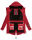 Marikoo Zimtzicke Print Damenjacke Softshell B614a Rot w.D. Größe XS - Gr. 34