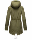 Marikoo Zimtzicke Print Damenjacke Softshell B614a Olive w.L. Größe M - Gr. 38
