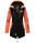 Marikoo Zimtzicke Print Damenjacke Softshell B614a Schwarz - Coral Größe XS - Gr. 34
