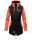 Marikoo Zimtzicke Print Damenjacke Softshell B614a Schwarz - Coral Größe XS - Gr. 34