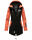 Marikoo Zimtzicke Print Damenjacke Softshell B614a Schwarz - Coral Größe XL - Gr. 42