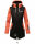 Marikoo Zimtzicke Print Damenjacke Softshell B614a Schwarz - Coral Größe XL - Gr. 42