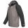 Alessandro Salvarini Herren leichte Regenjacke O-322-Dunkelgrau-Schw-Gr.S
