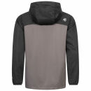 Alessandro Salvarini Herren leichte Regenjacke O-322-Dunkelgrau-Schw-Gr.XXL