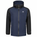 Alessandro Salvarini Herren leichte Regenjacke O-322-Navy-Schw-Gr.S