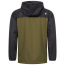 Alessandro Salvarini Herren leichte Regenjacke O-322-Olive-Schw-Gr.XL