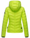 Marikoo Kuala leichte Damen Steppjacke B403 Neon Grün Größe M - Gr. 38