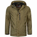 Alessandro Salvarini Herren leichte Regenjacke O-323-Olive