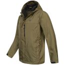 Alessandro Salvarini Herren leichte Regenjacke O-323-Olive-Gr.M