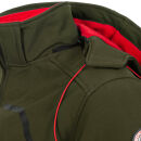 Arctic Seven Herren Softshelljacke Funktionsjacke O-301-Olive-Rot-Gr.S