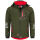 Arctic Seven Herren Softshelljacke Funktionsjacke O-301-Olive-Rot-Gr.S